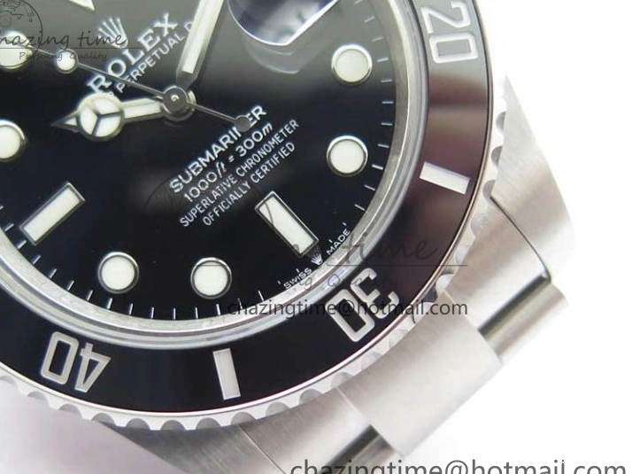 0407 Packable Submariner 41mm 126610 LN BP Maker Black Dial on SS Bracelet A 2612